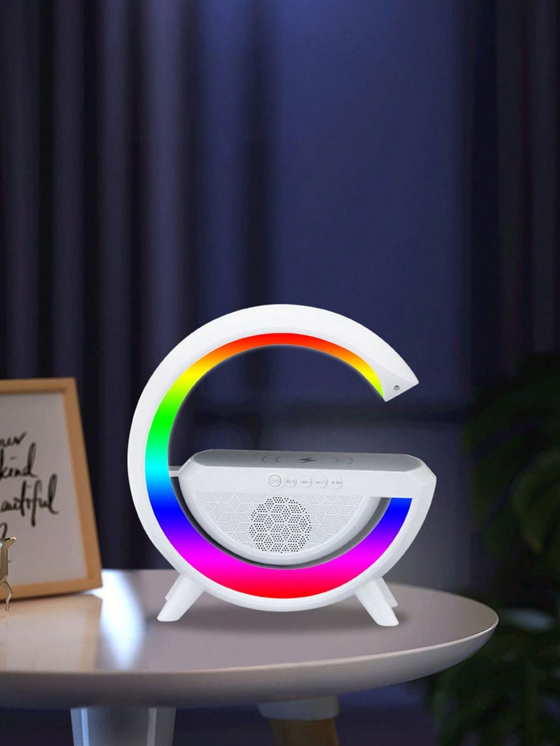 15W Lamp Speaker &amp; Wireless Charger 1500mAh