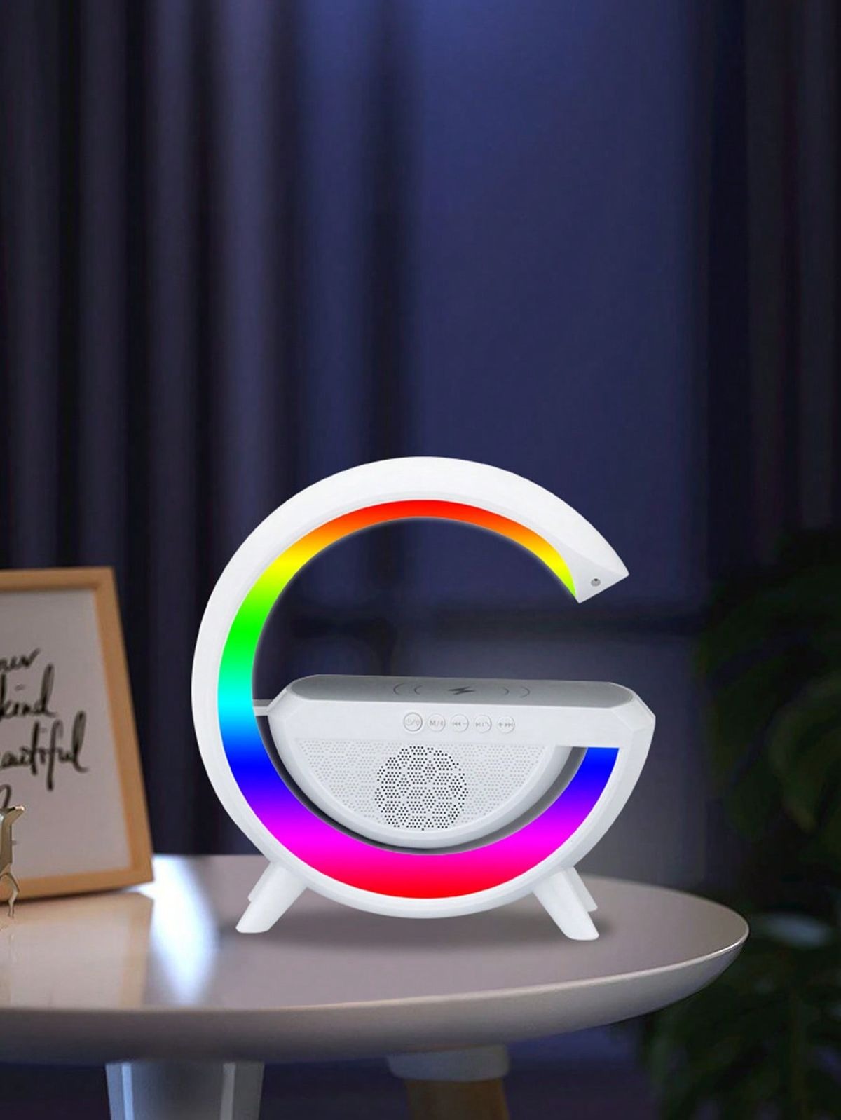 15W Lamp Speaker &amp; Wireless Charger 1500mAh